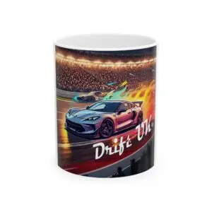 Drift On Racing Ceramic Mug - 11oz & 15oz - Perfect Gift for Car Enthusiasts